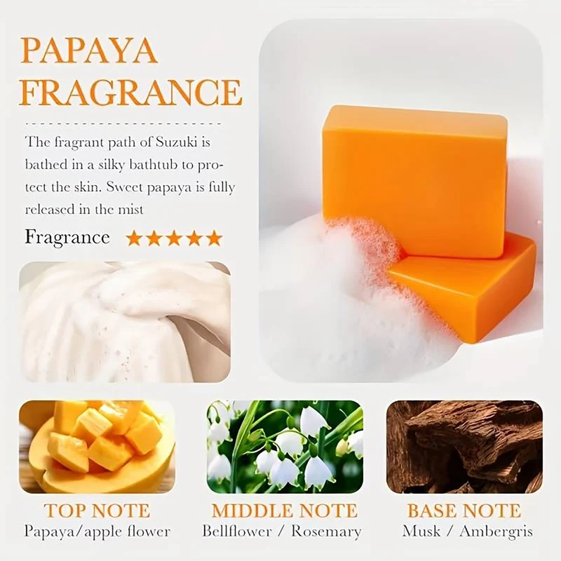 Bioaqua Papaya Brightening Soap