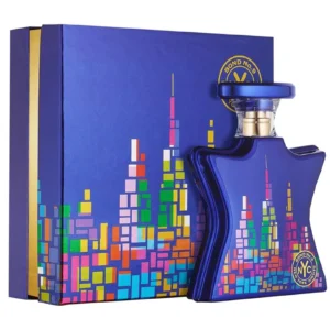 KA Perfumes London Street Eau De Parfum – Deep Blue Bottle with Gold Cityscape Design
