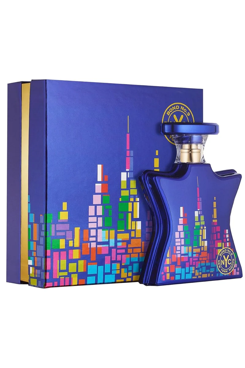 KA Perfumes London Street Eau De Parfum – Deep Blue Bottle with Gold Cityscape Design