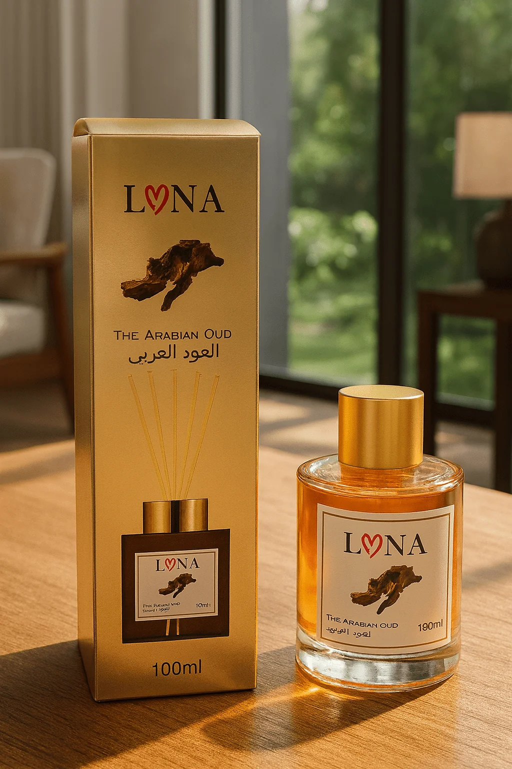 LONA Premium Reed Diffuser 100ml – Luxury Home Fragrance Collection