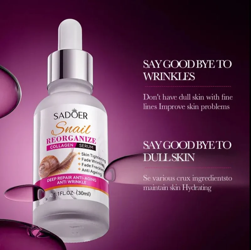 Anti-Aging Collagen Serum 30ml – Peptide Serum for Wrinkles & Firmness