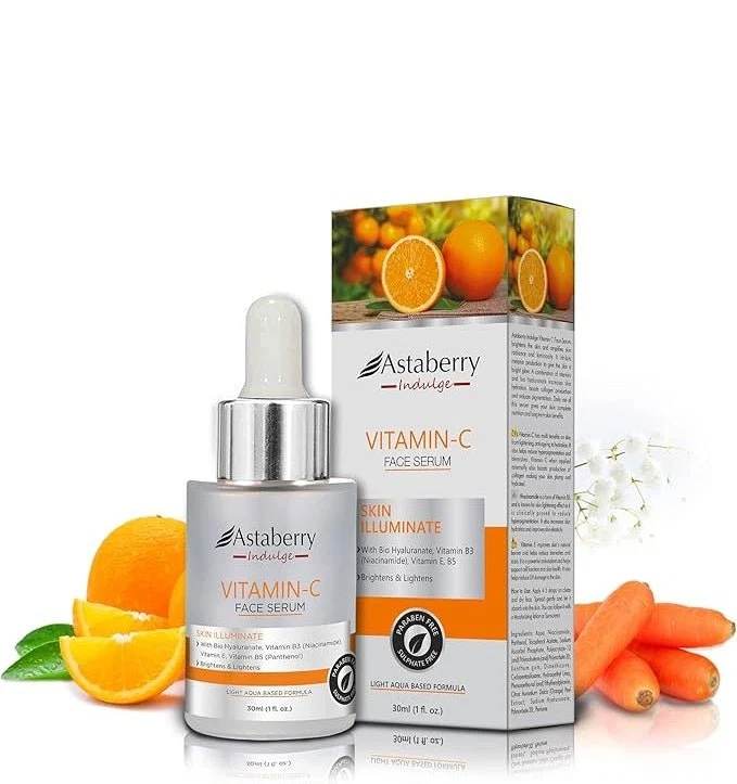 Astaberry Indulge Vitamin-C Face Serum – Skin Illuminate (30 ml)
