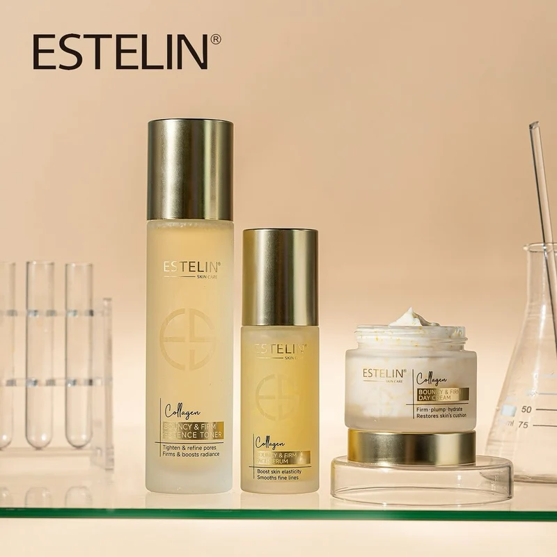 ESTELIN Bouncy & Firm Collagen Anti-Aging Skincare Set – 6-Piece Facial Care Kit