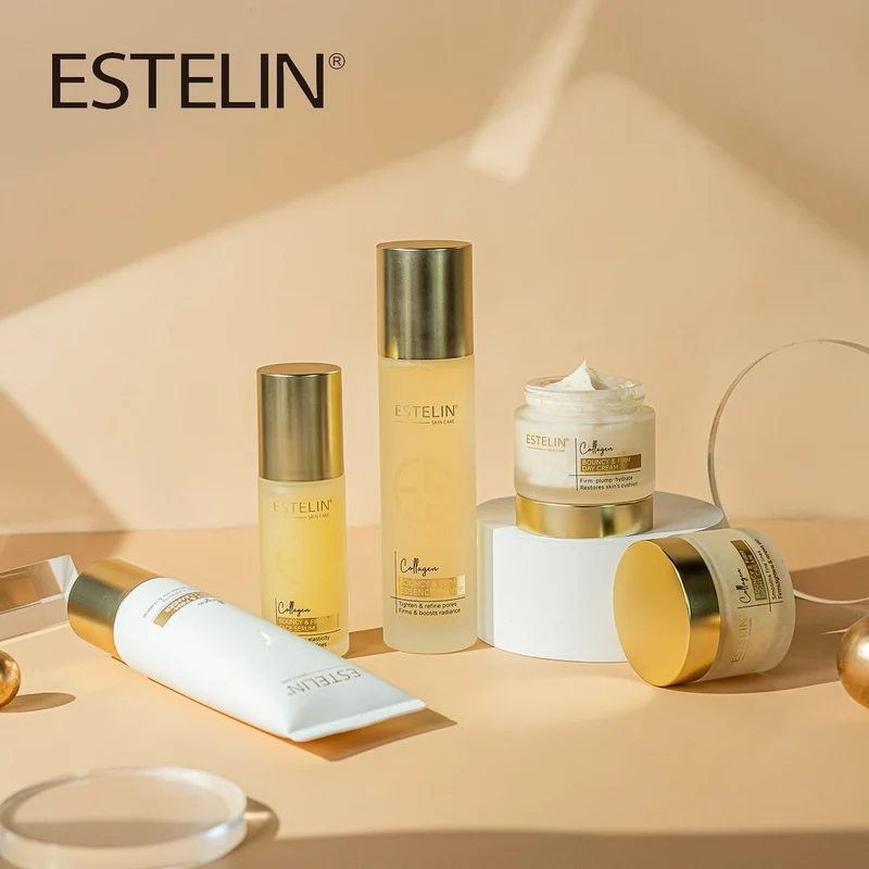 ESTELIN Bouncy & Firm Collagen Anti-Aging Skincare Set – 6-Piece Facial Care Kit