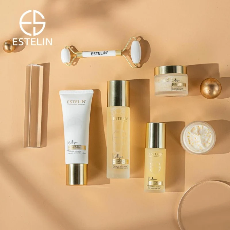 ESTELIN Bouncy & Firm Collagen Anti-Aging Skincare Set – 6-Piece Facial Care Kit