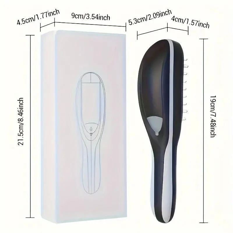 Red Light Hair Growth Comb – Scalp Massage & Anti-Hair Loss Device