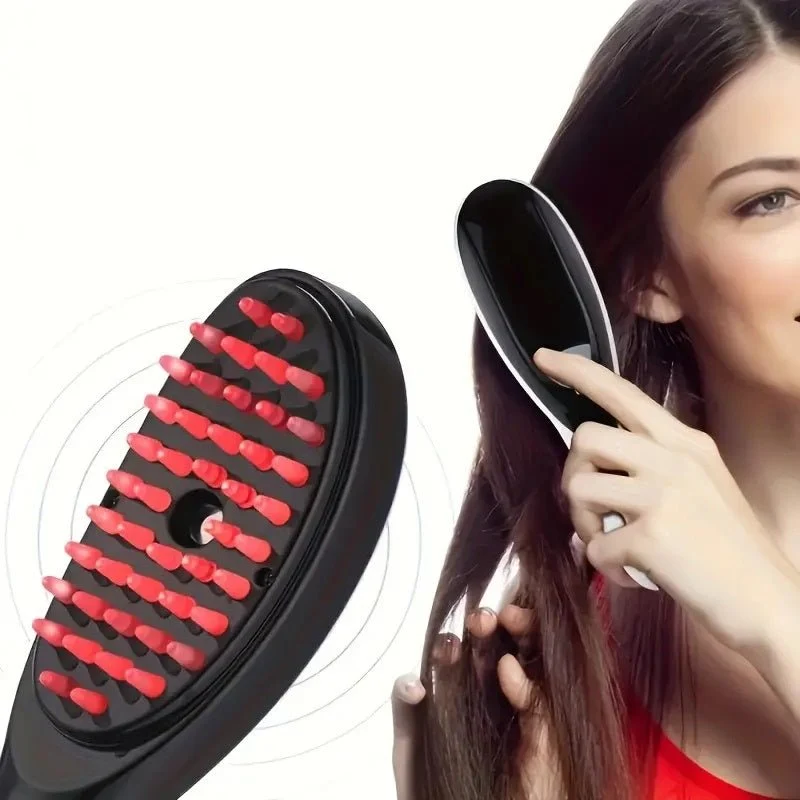 Red Light Hair Growth Comb – Scalp Massage & Anti-Hair Loss Device