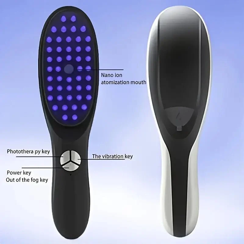Red Light Hair Growth Comb – Scalp Massage & Anti-Hair Loss Device