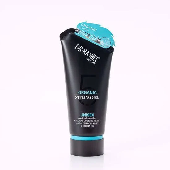 Dr. Rashel Organic Styling Gel with Jojoba Oil – Unisex Frizz Control & Natural-Looking Finish