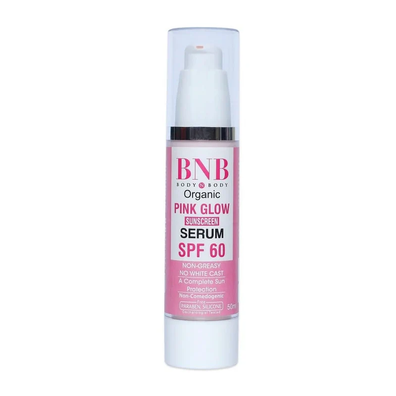 BNB Body N Body Organic Pink Glow Sunscreen Serum SPF 60 (50ml)