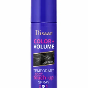 Disaar Color + Volume Temporary Root Touch-Up 2-in-1 Spray (Black)