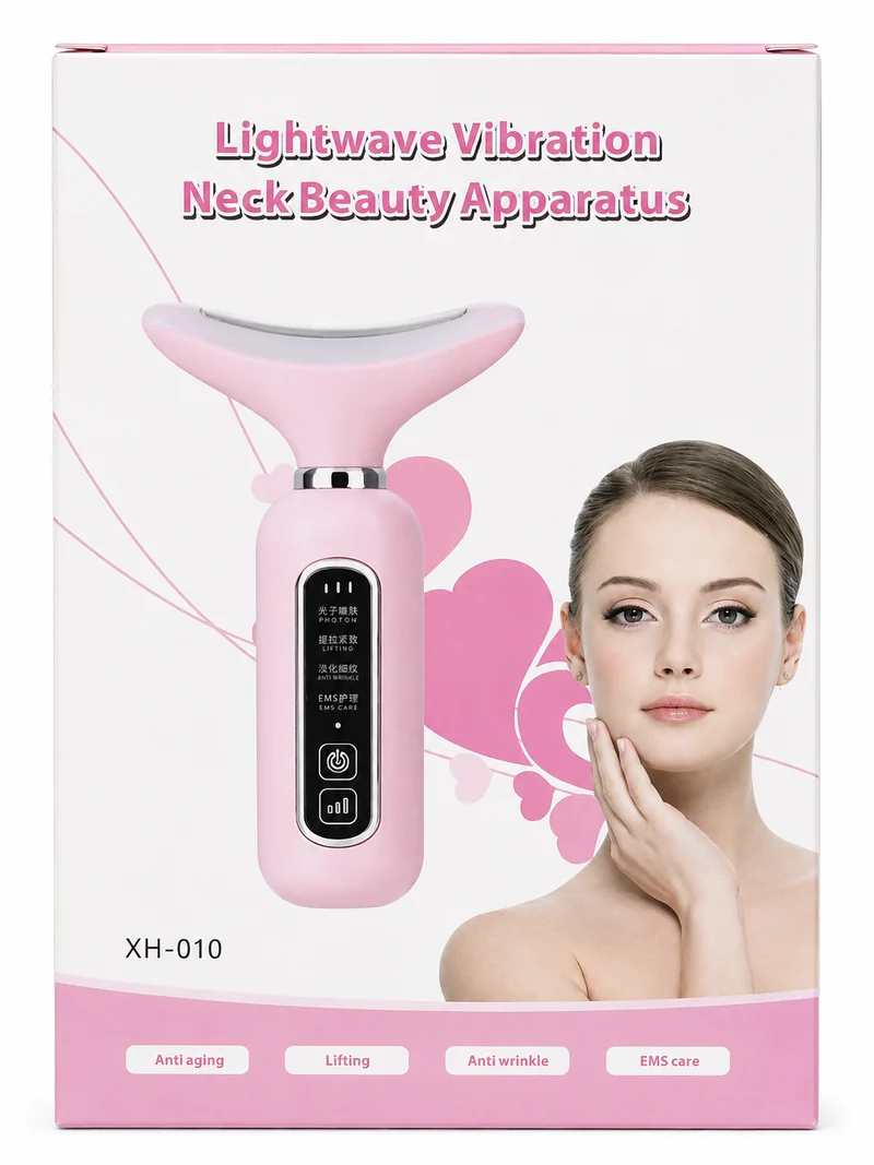 EMS & Micro-Vibration Electric Neck & Facial Beauty Massager
