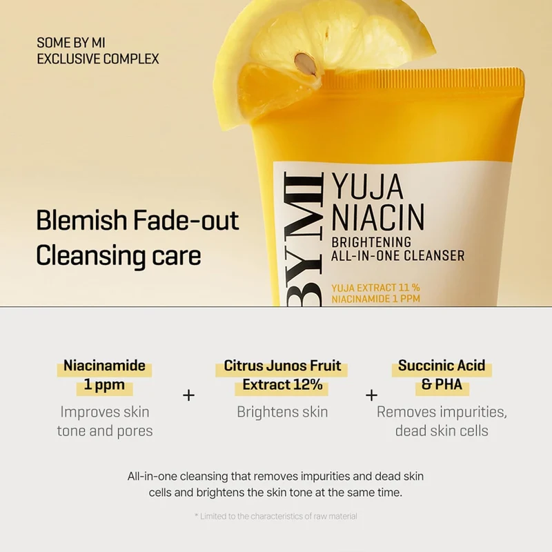SOME BY MI Yuja Niacin Brightening All-In-One Cleanser