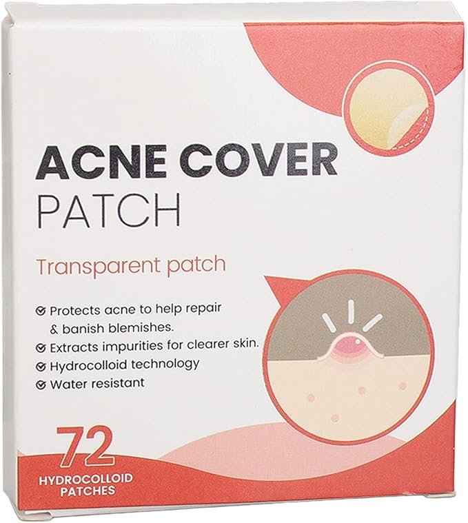 Hydrocolloid Acne Cover Patch (72 Transparent Patches)