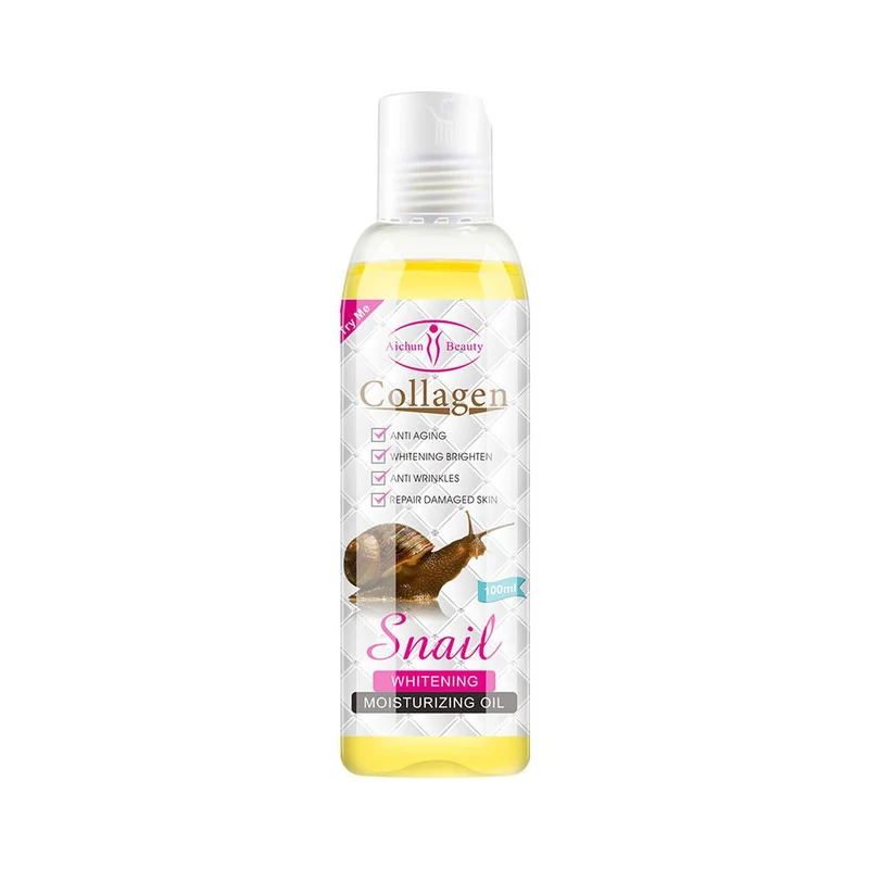 Aichun Beauty Snail Collagen Whitening Moisturizing Oil (100ml)
