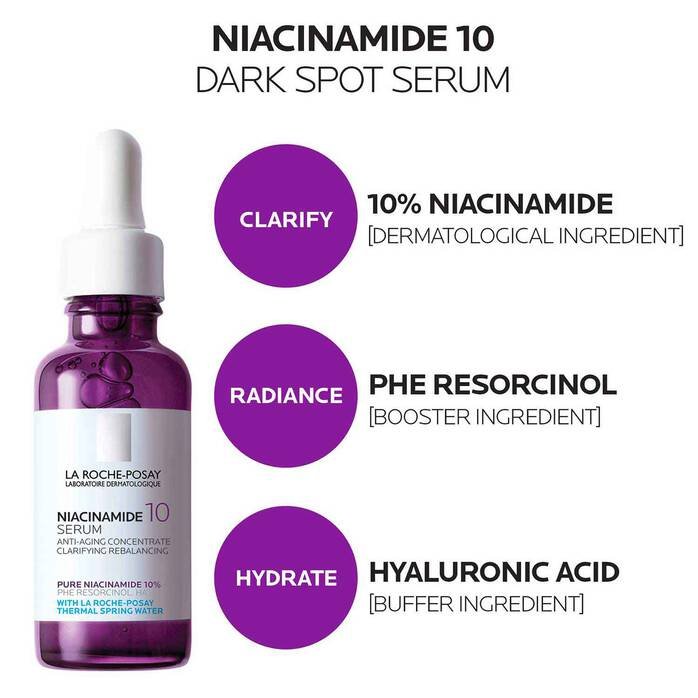 La Roche-Posay Pure Niacinamide 10 Serum - Anti-Aging Concentrate (30 ml)