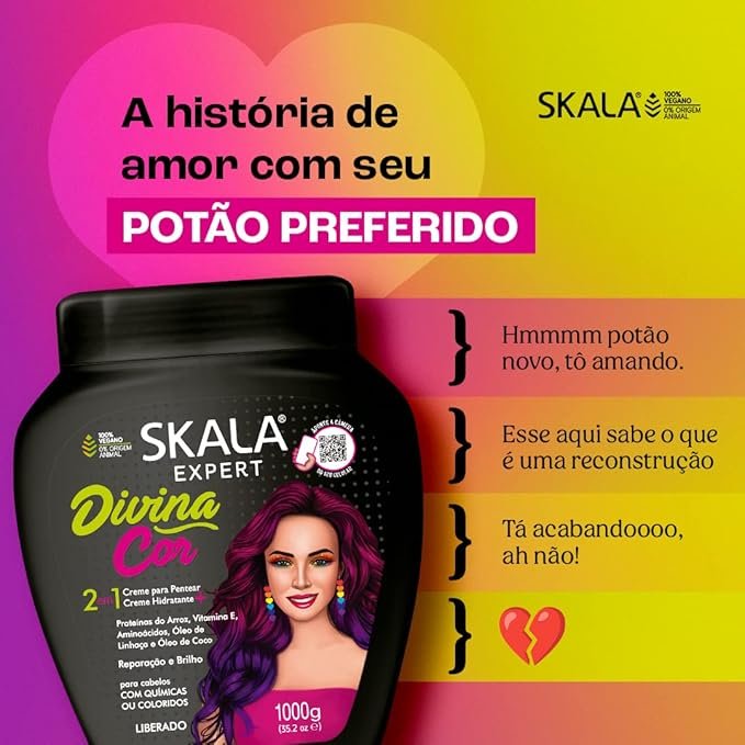 Skala Expert Divina Cor 2-in-1 Conditioning & Leave-In Cream (1000g / 35.2 oz)
