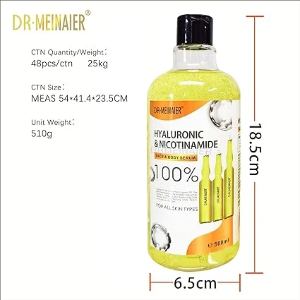 DR. MEINAIER Hyaluronic & Nicotinamide Face & Body Serum (500ml)