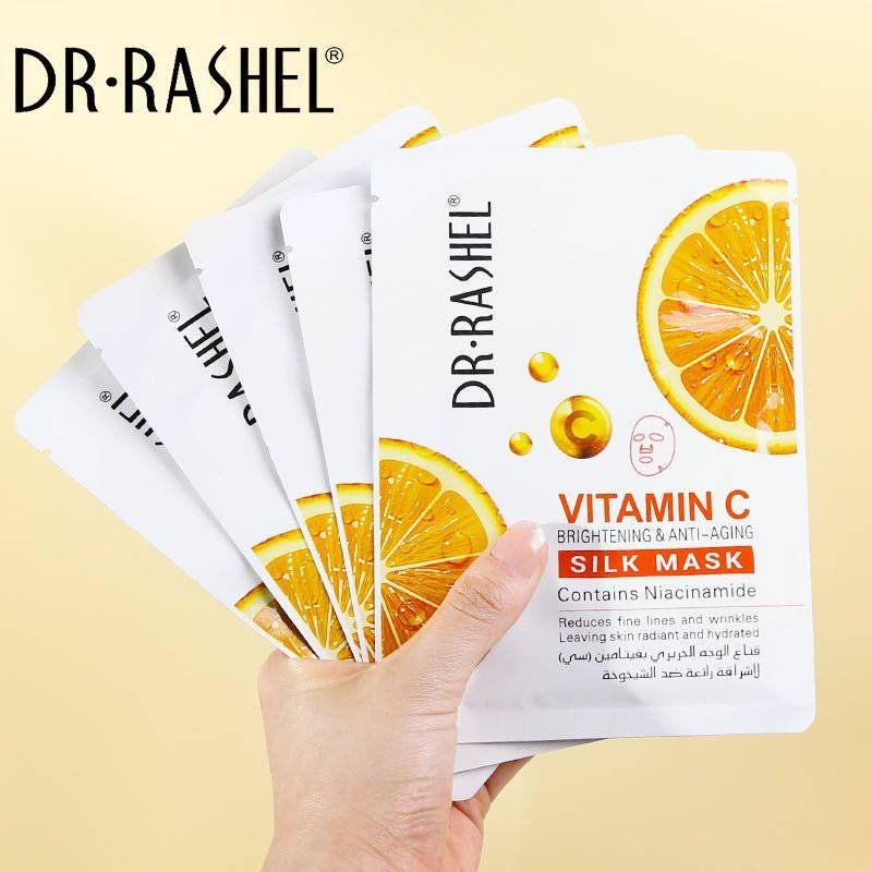 Dr. Rashel Vitamin C Brightening & Anti-Aging Silk Mask (Contains Niacinamide)