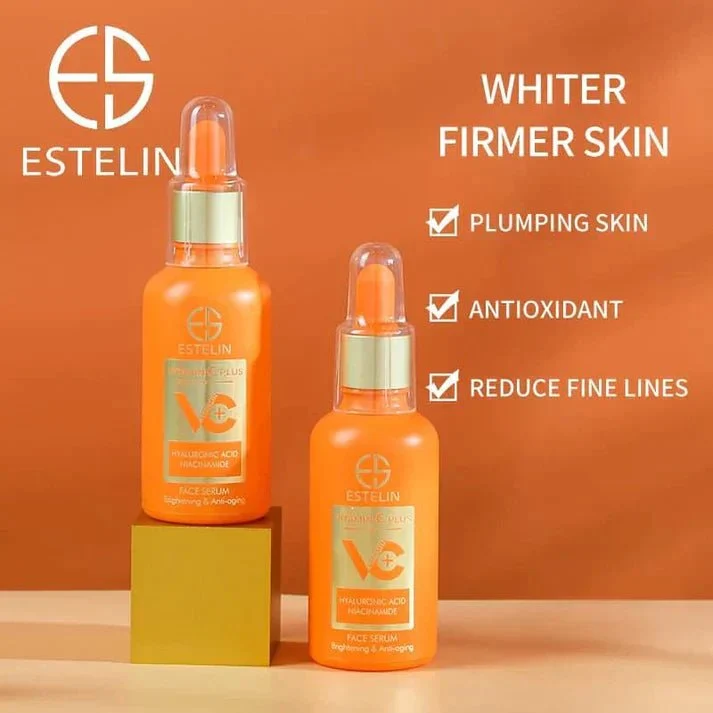 Estelin Vitamin C Brightening & Anti-Aging Skincare Set (4-Piece Set)