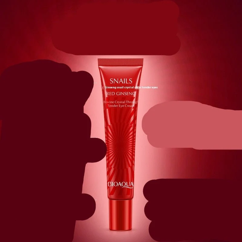 BIOAQUA Red Ginseng Snail Crystal Clear Smooth Eye Cream (20g)