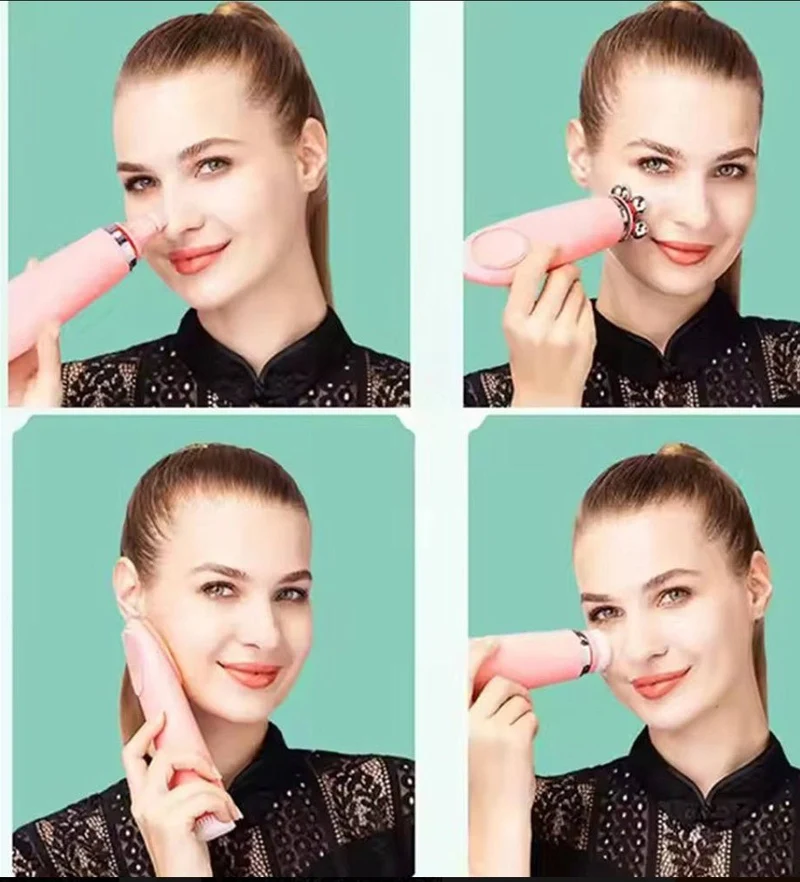 2-in-1 Sonic Facial Cleansing Brush & Sculpting Massager