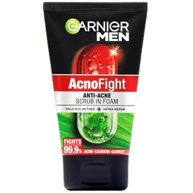Garnier Men AcnoFight Anti-Acne Scrub in Foam