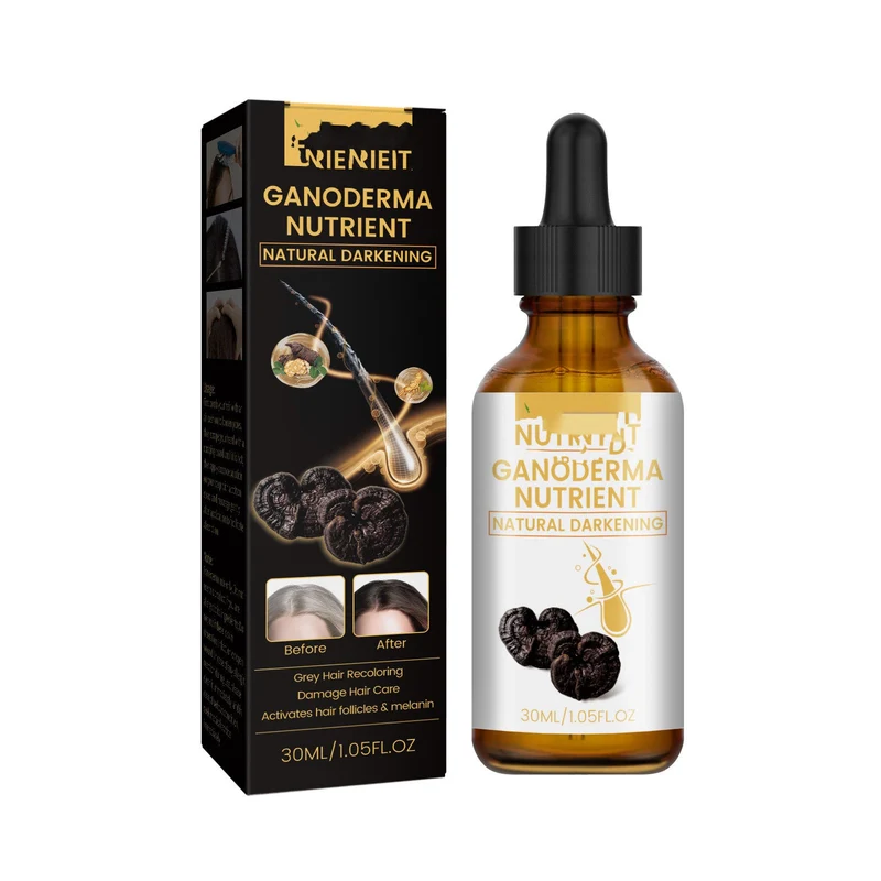 NIENIEIT Ganoderma Nutrient Natural Darkening Hair Serum
