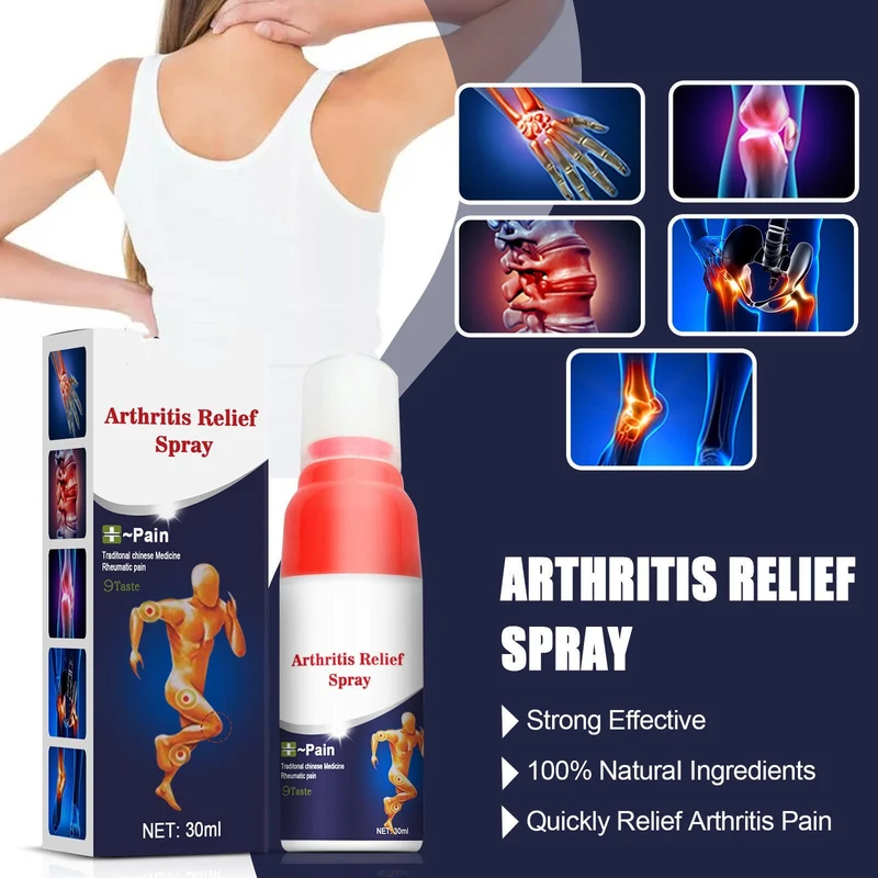 Joint & Muscle Relief Spray – 30ml | Cooling Massage Spray for Back, Legs & Joints