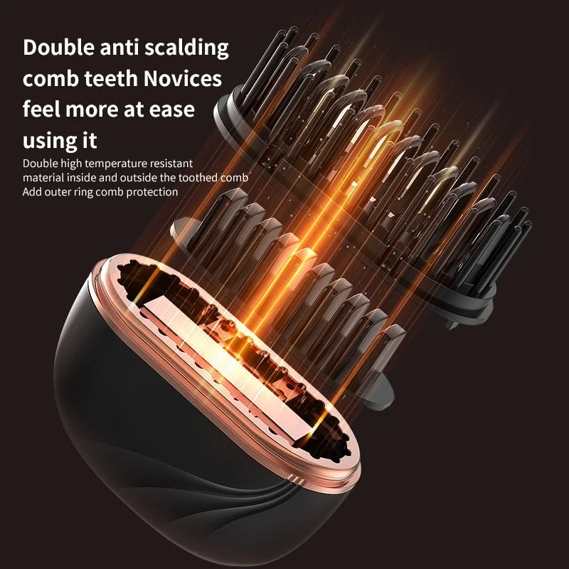 Mini Wireless Charging Hair Straightening Comb