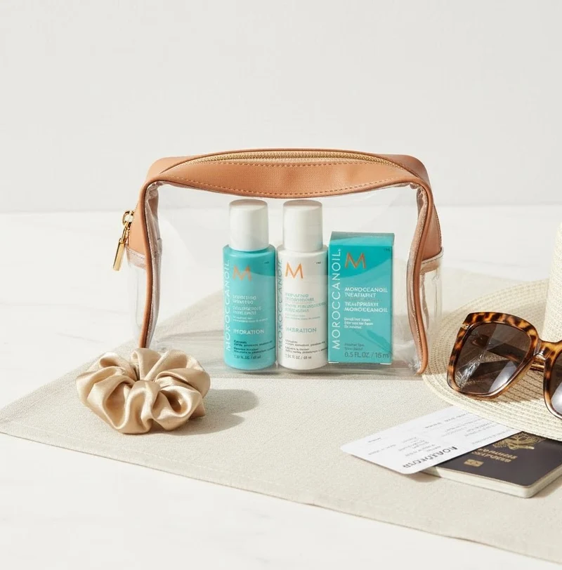 Moroccanoil Hydration Mini Gift Set – Travel-Size Shampoo, Conditioner & Treatment