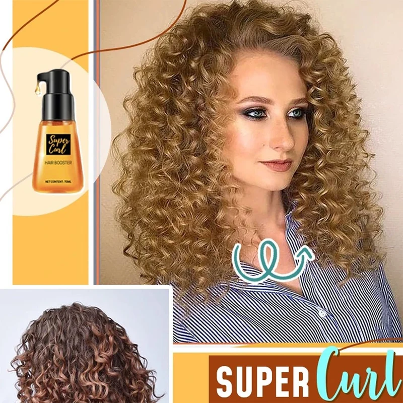 Super Curl Hair Booster Nourishing Hair Care Essential Oil Serum (70ml)