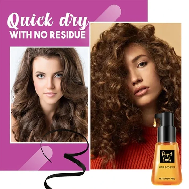 Super Curl Hair Booster Nourishing Hair Care Essential Oil Serum (70ml)