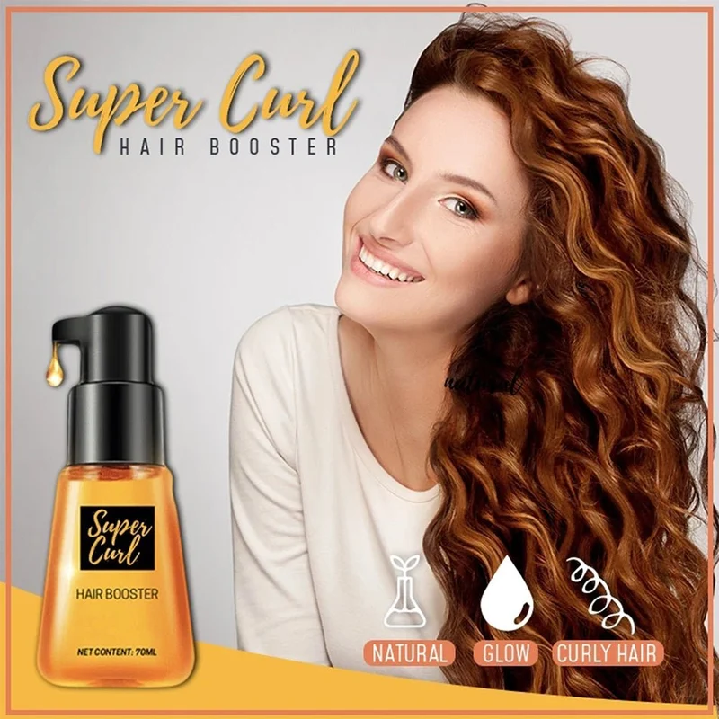 Super Curl Hair Booster Nourishing Hair Care Essential Oil Serum (70ml)