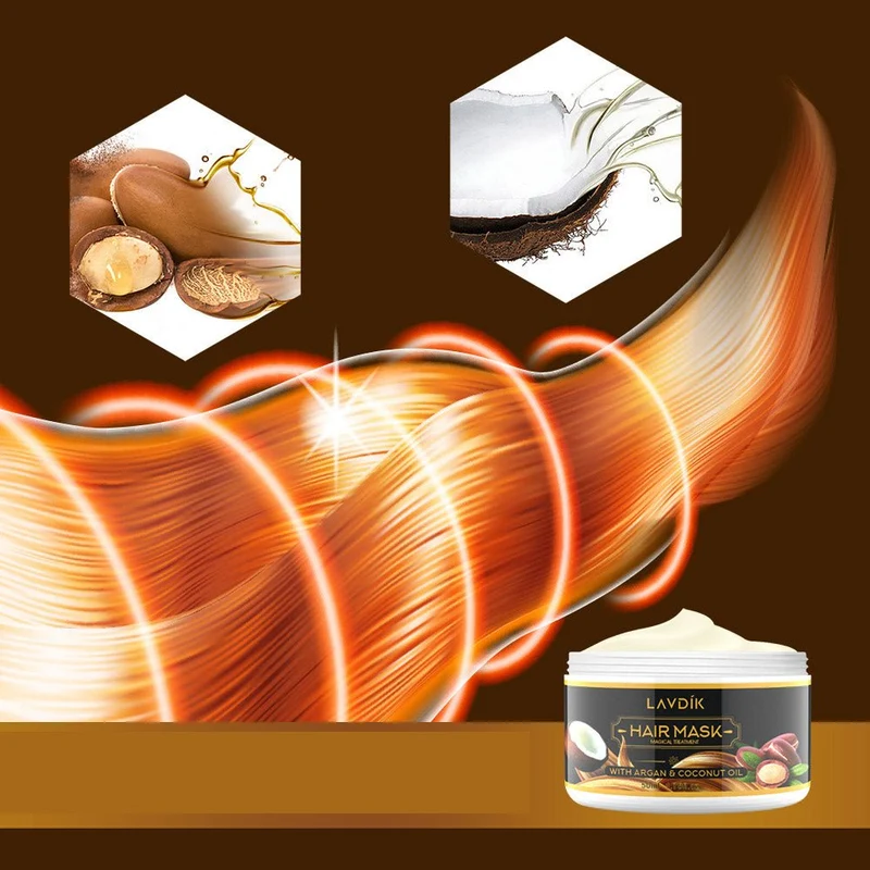 EELHOE Hair Mask with Argan & Coconut Oil