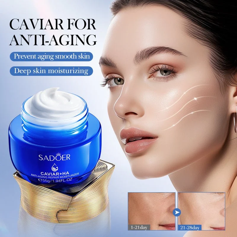 SADOER Caviar + HA Anti-Aging Repair Moisturizer Cream (55g / 1.94 fl. oz.)