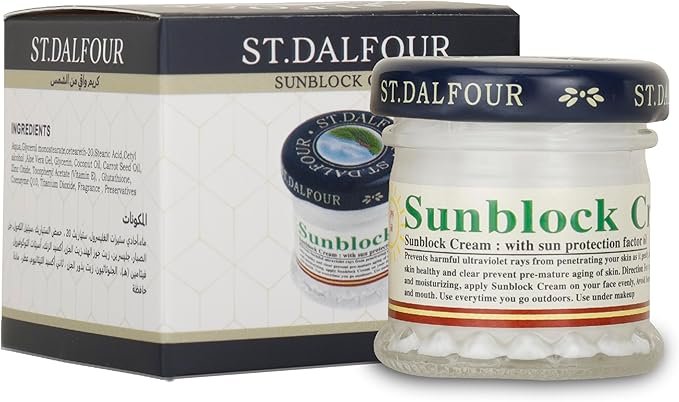 St. Dalfour Sunblock Cream with Sun Protection Factor