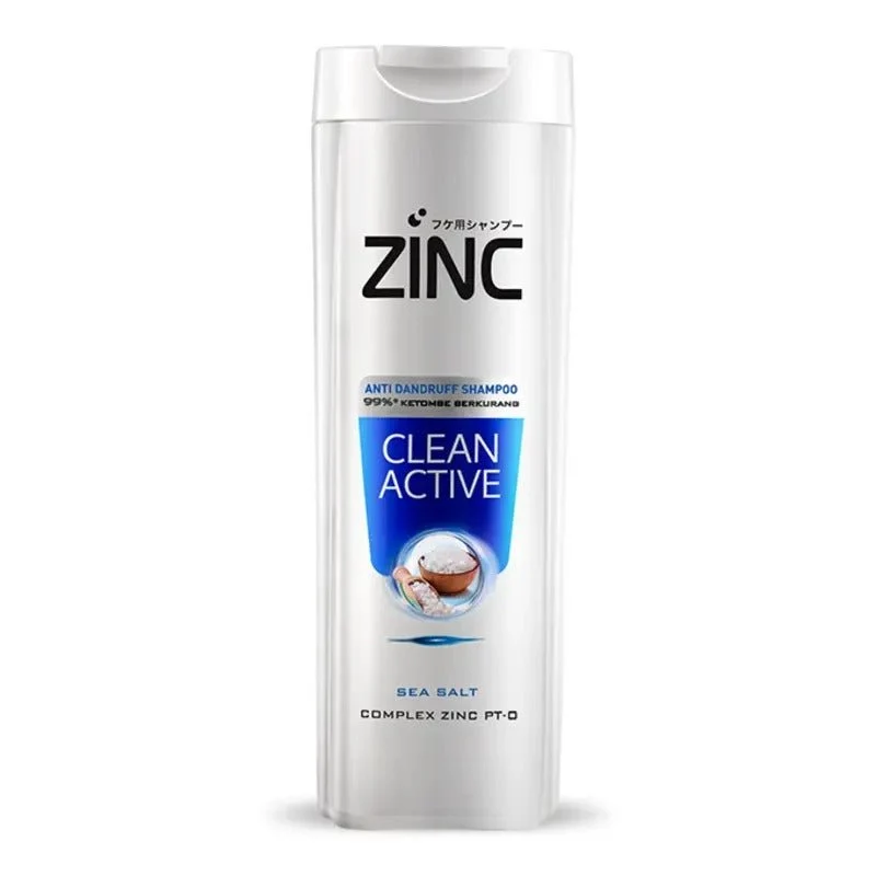 ZINC Clean Active Anti Dandruff Shampoo with Sea Salt & Complex Zinc PT-O
